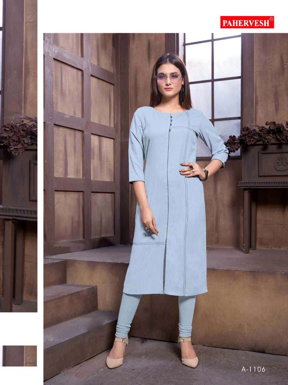 Niharika Vol 5 By Pahervesh Causal Wear Kurtis Catalogue