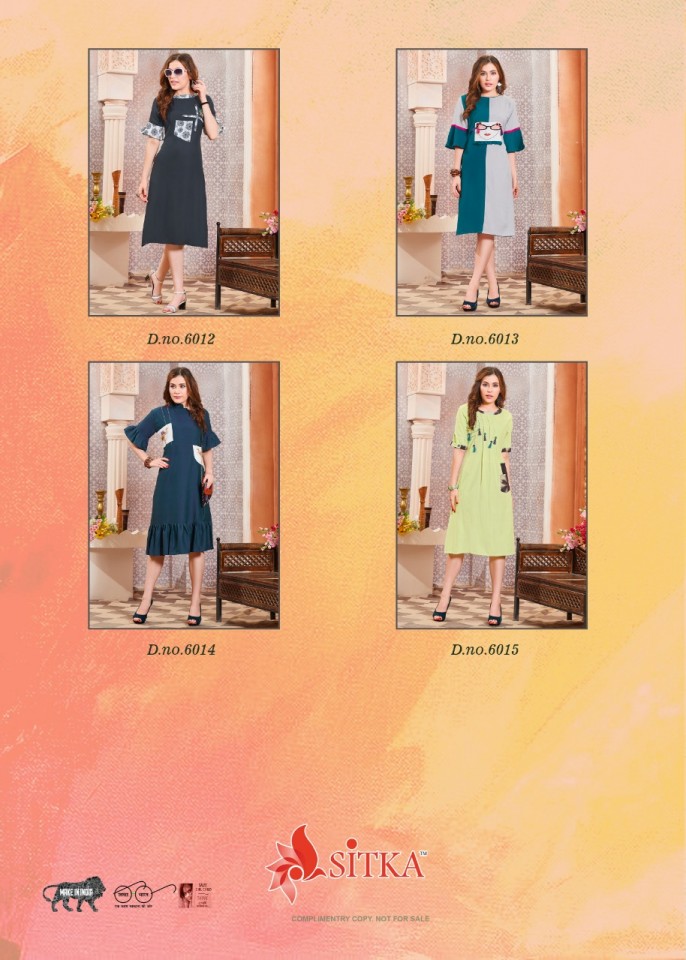 Noori By Sitka Fashion Designer Kurtis Catalogue