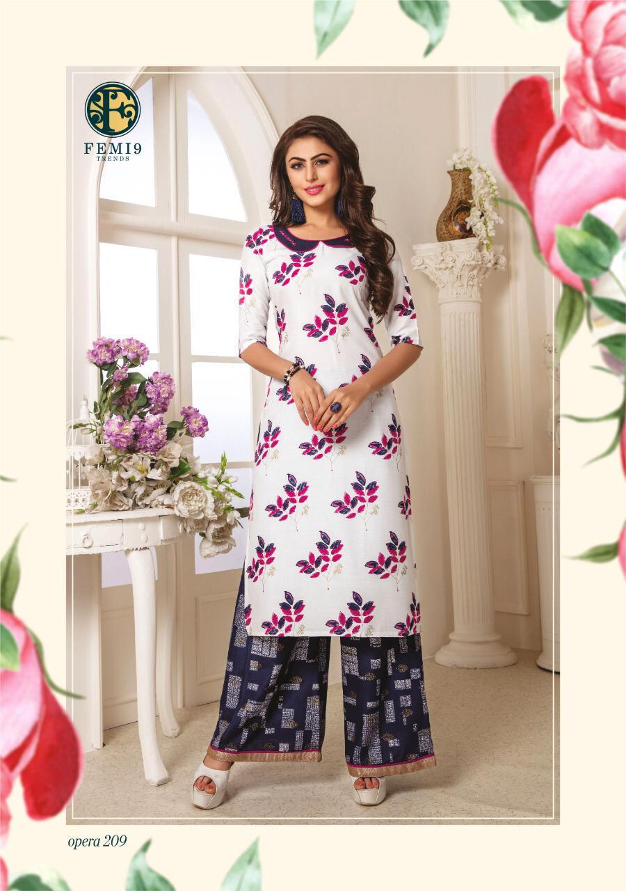 Opera Vol 2 By Trendy Fashion Kurti With Palazzo Catalogue