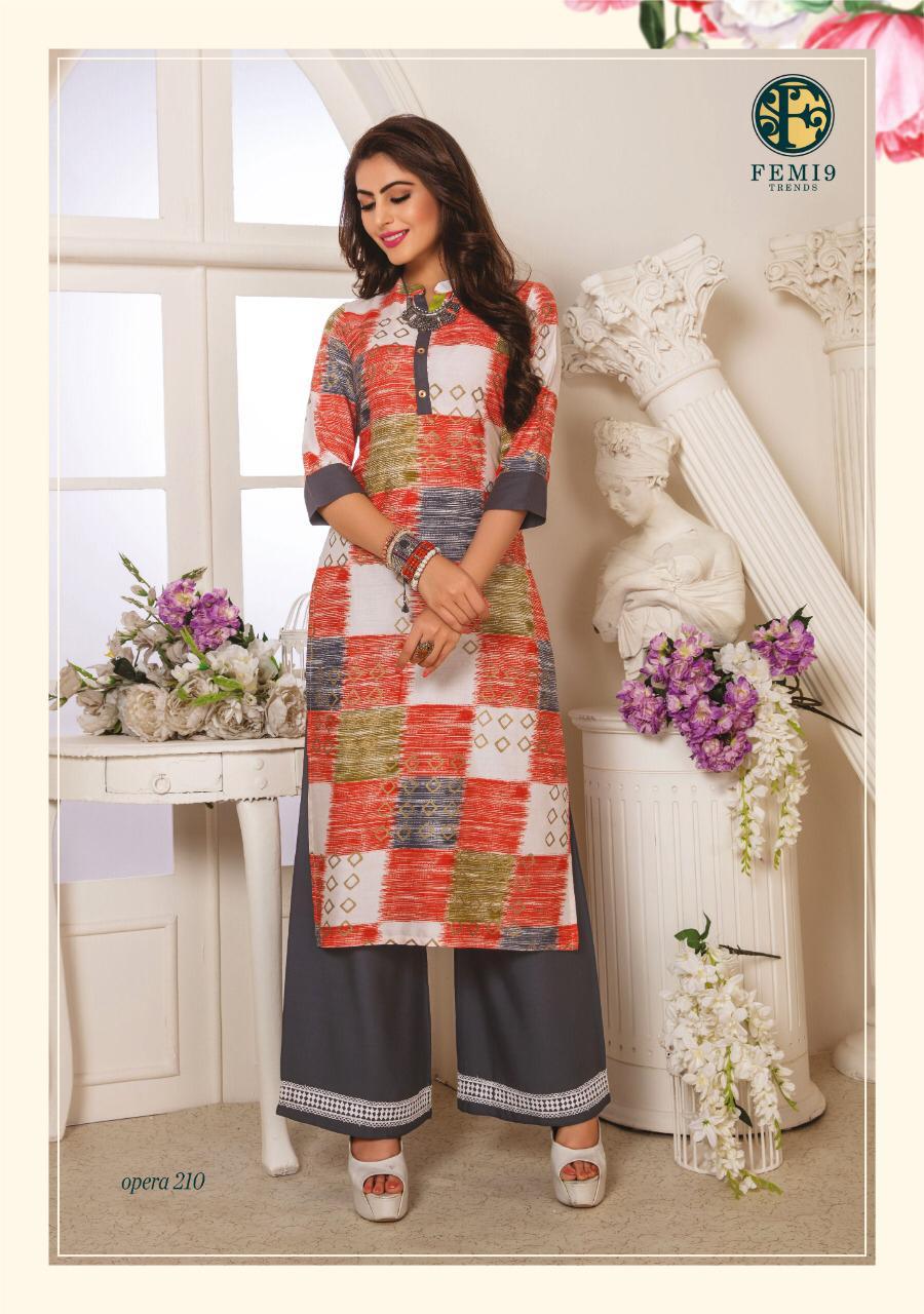 Opera Vol 2 By Trendy Fashion Kurti With Palazzo Catalogue