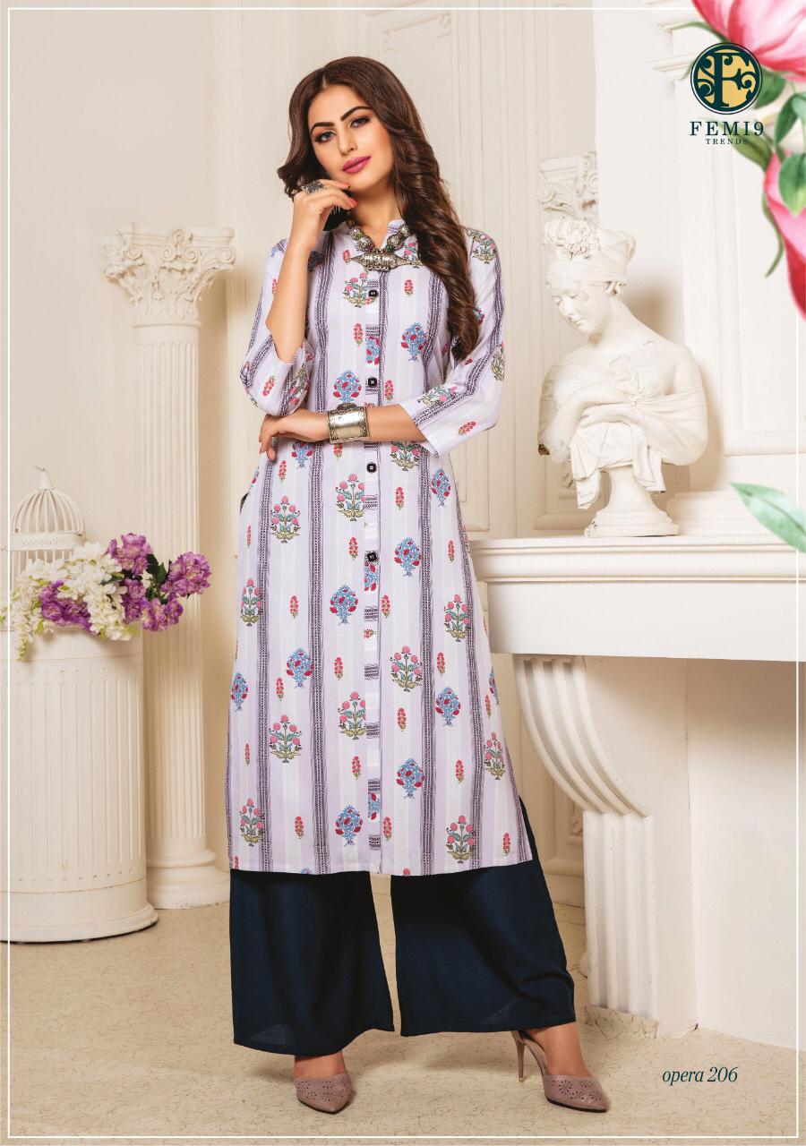Opera Vol 2 By Trendy Fashion Kurti With Palazzo Catalogue