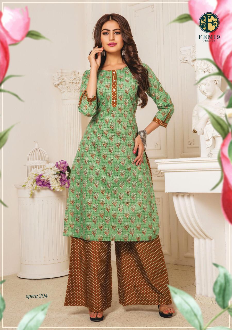 Opera Vol 2 By Trendy Fashion Kurti With Palazzo Catalogue