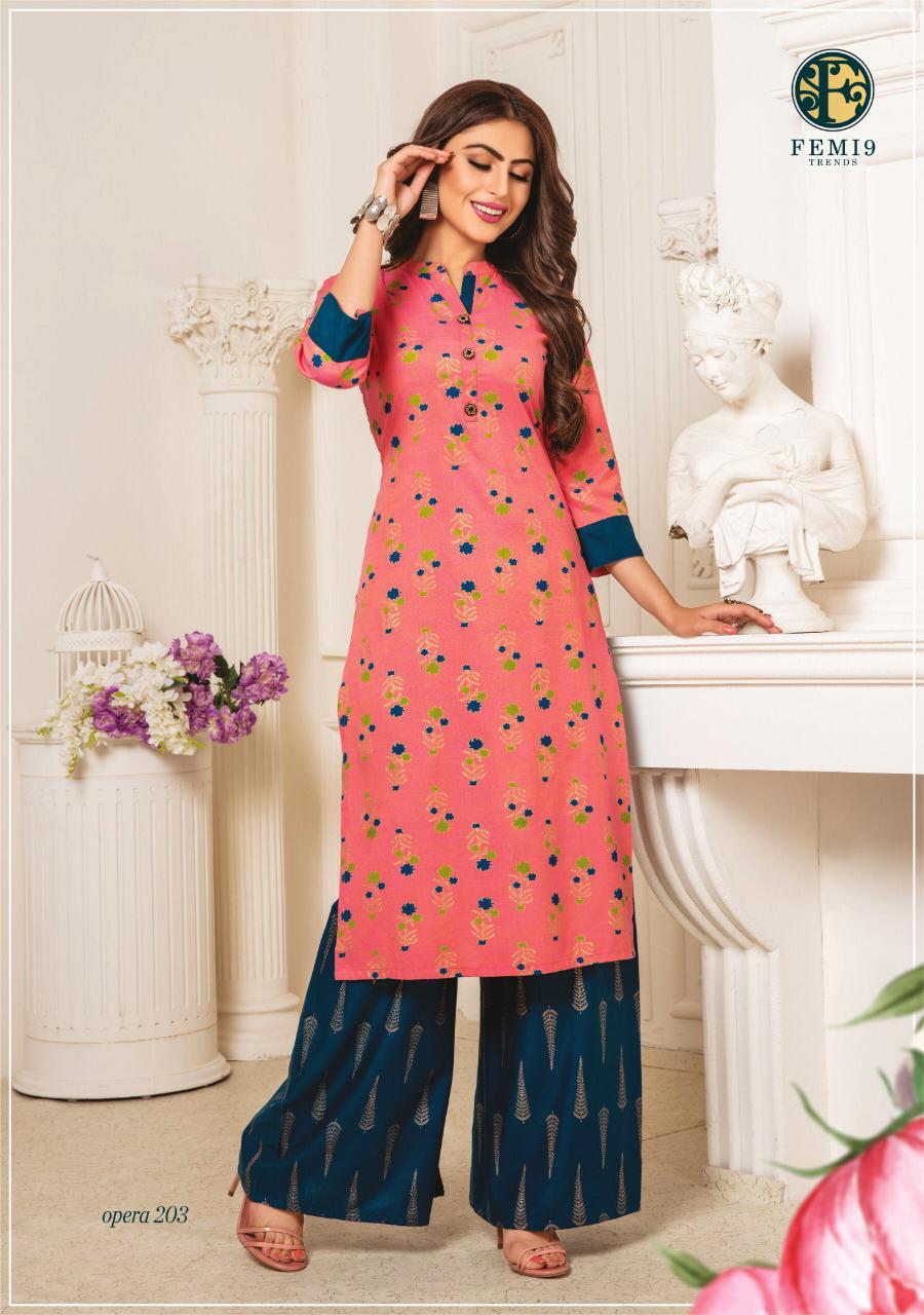 Opera Vol 2 By Trendy Fashion Kurti With Palazzo Catalogue