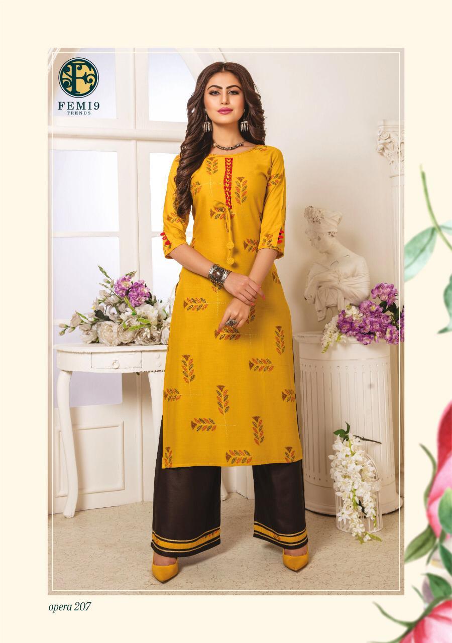 Opera Vol 2 By Trendy Fashion Kurti With Palazzo Catalogue