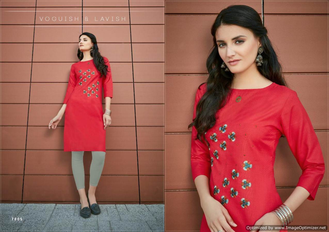 Diva Vol 7 By Poonam Designer Causal Wear Kurtis Catalogue