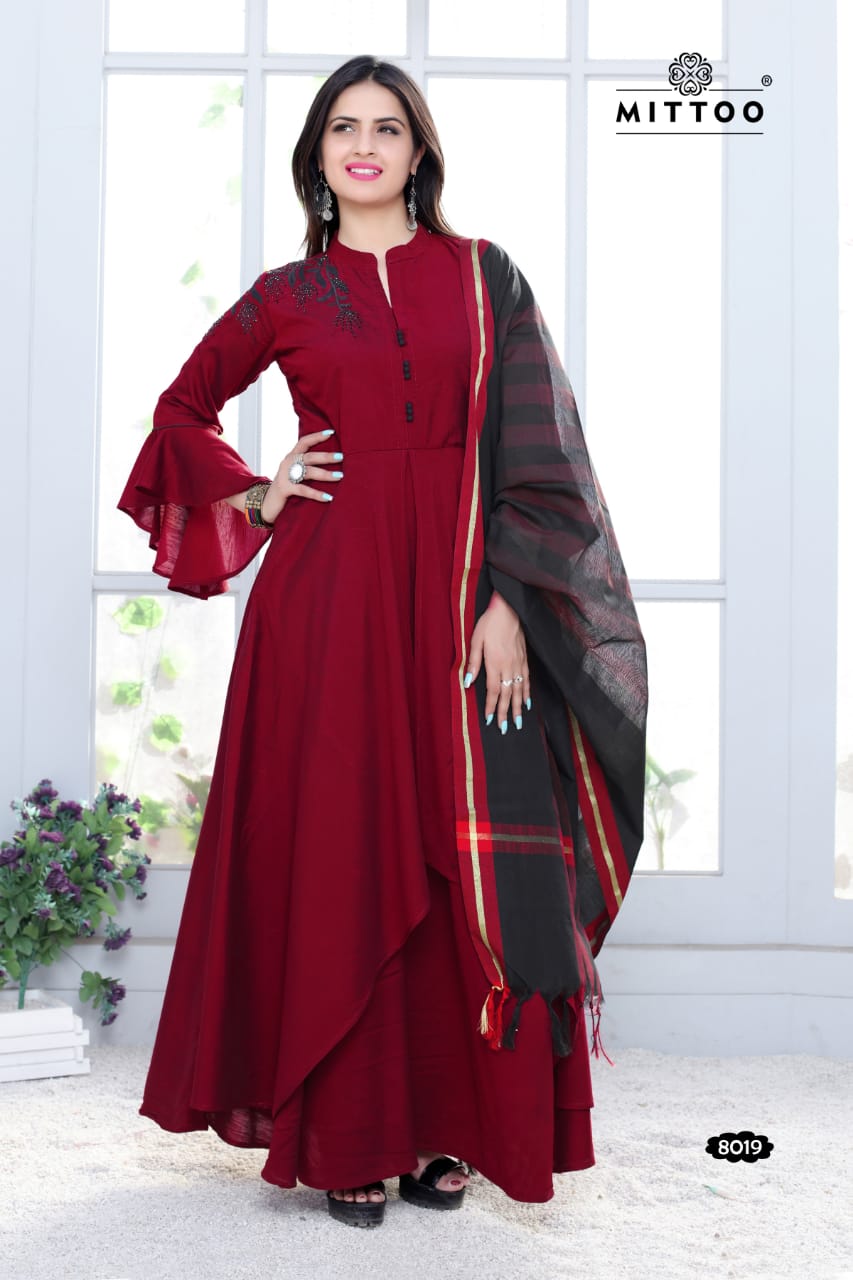 Prasang Vol 4 By Mittoo Fashion Party Wear Long Gown Catalogue