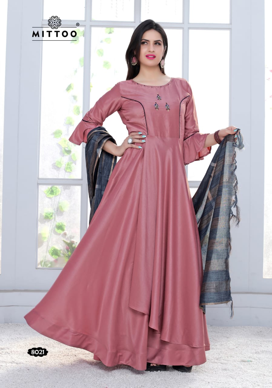 Prasang Vol 4 By Mittoo Fashion Party Wear Long Gown Catalogue