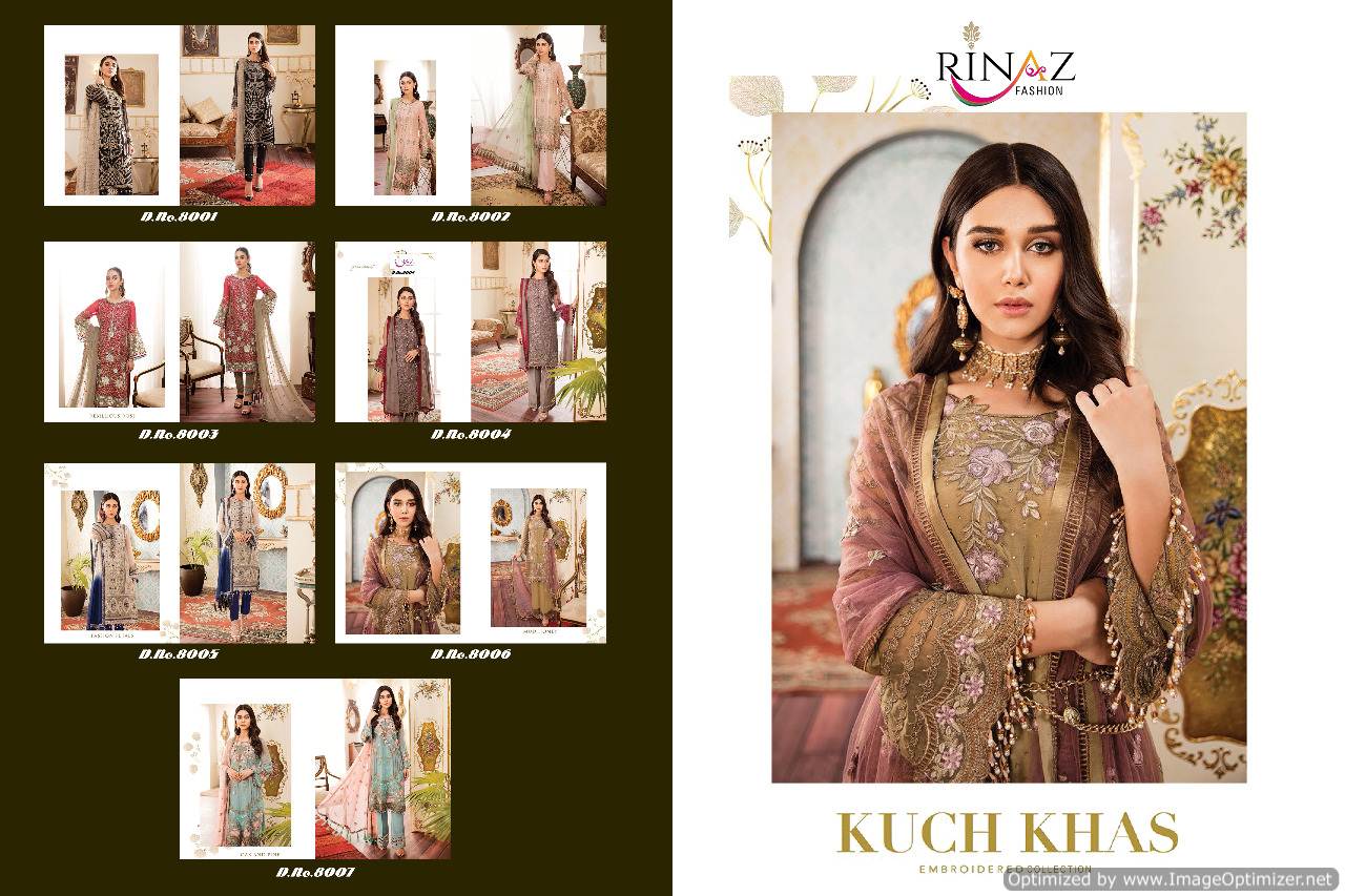 Khus Khas By Rinaz Designer  Pakistani Salwar Suit Catalogue