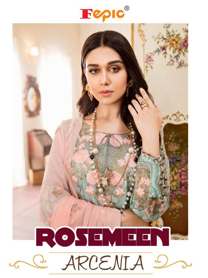 Rosemeen By Arenica Designer Pakistani Salwar Suit Catalogue