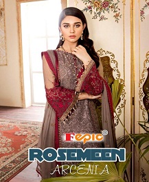 Rosemeen By Arenica Designer Pakistani Salwar Suit Catalogue
