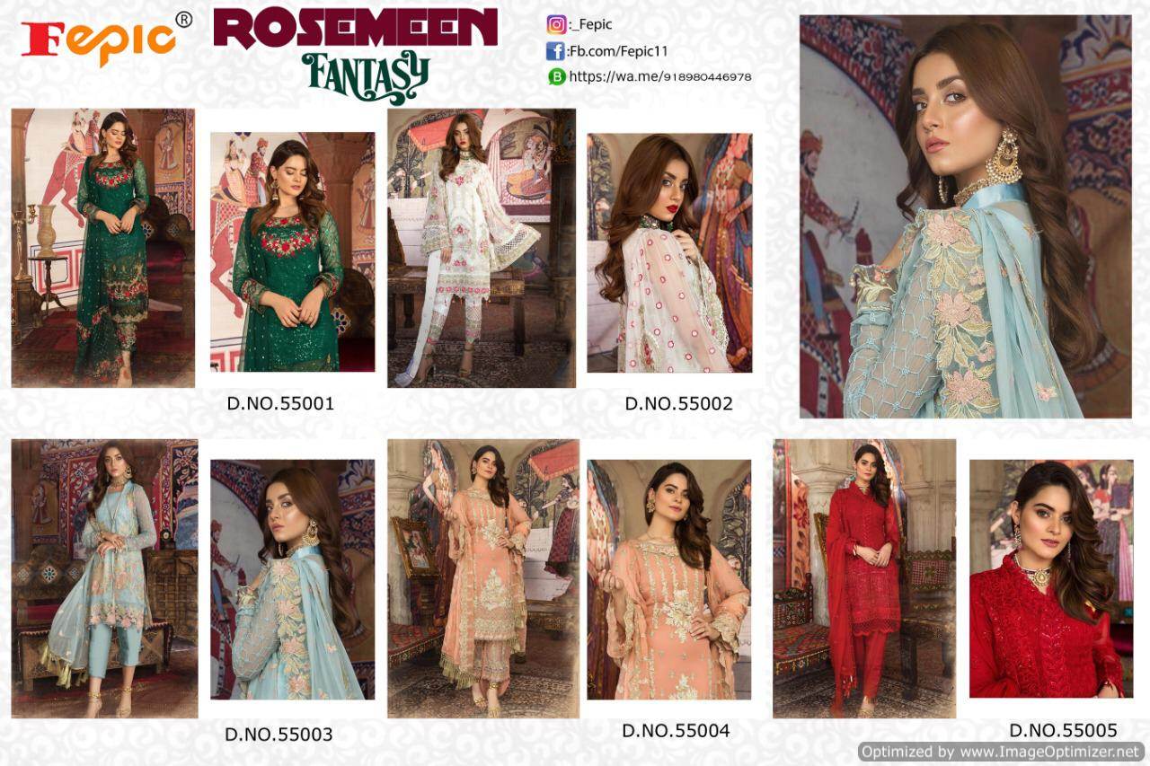 Rosemeen Fantasy Pakistani Salwar Suits Catalogue