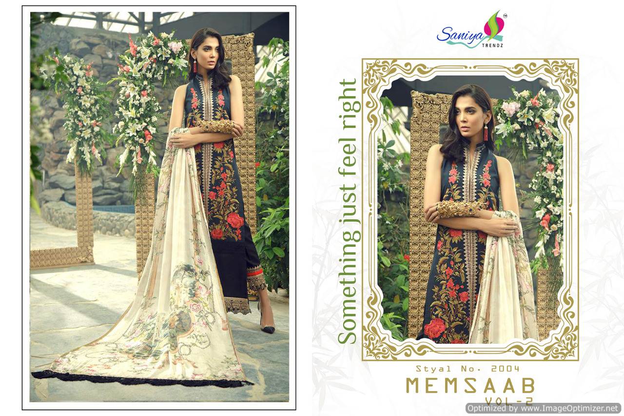 Memsaab Vol 2 By Saaniya Fashion Pakistani Salwar Suit Catalogue