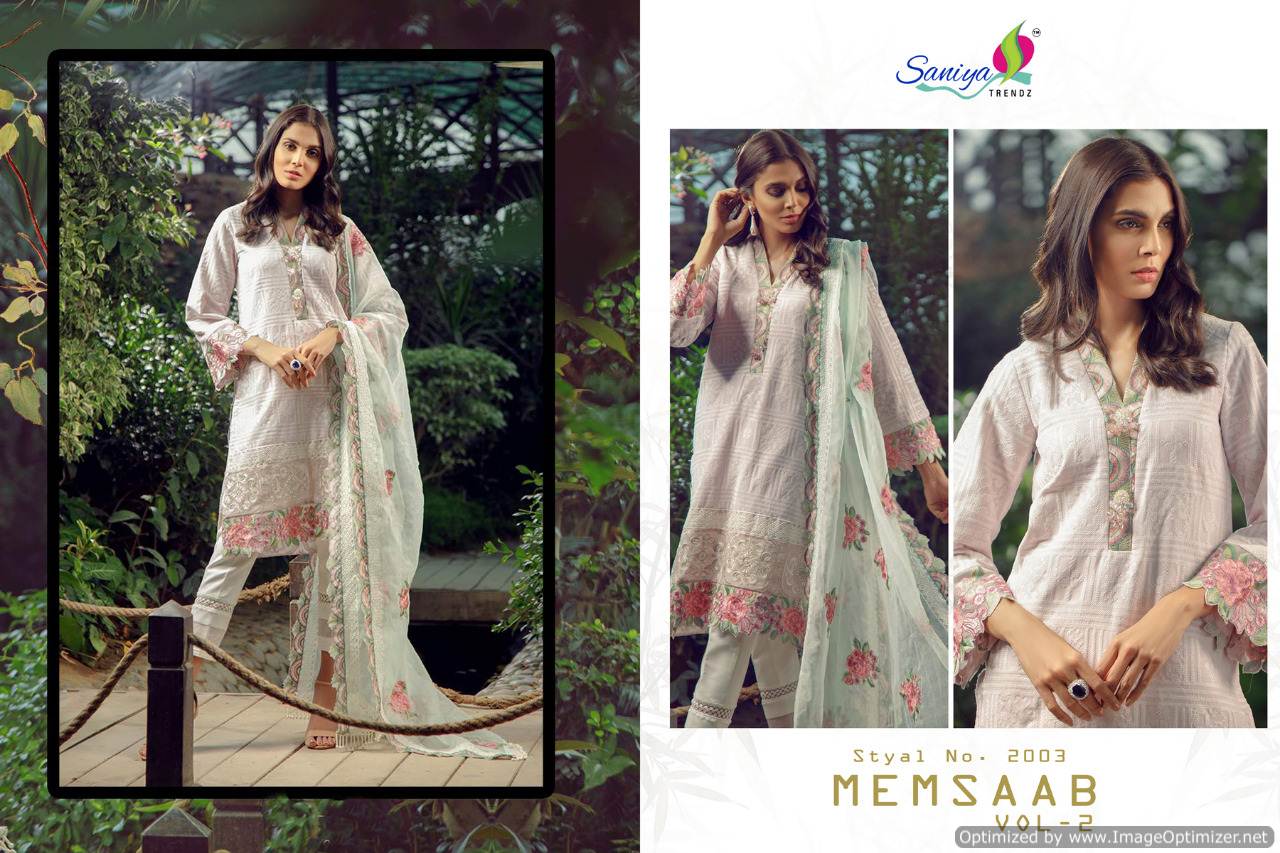 Memsaab Vol 2 By Saaniya Fashion Pakistani Salwar Suit Catalogue