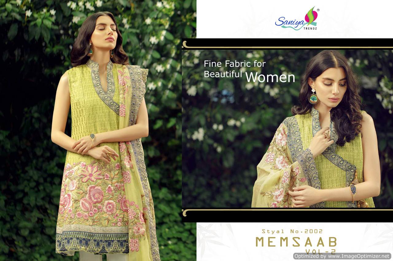 Memsaab Vol 2 By Saaniya Fashion Pakistani Salwar Suit Catalogue