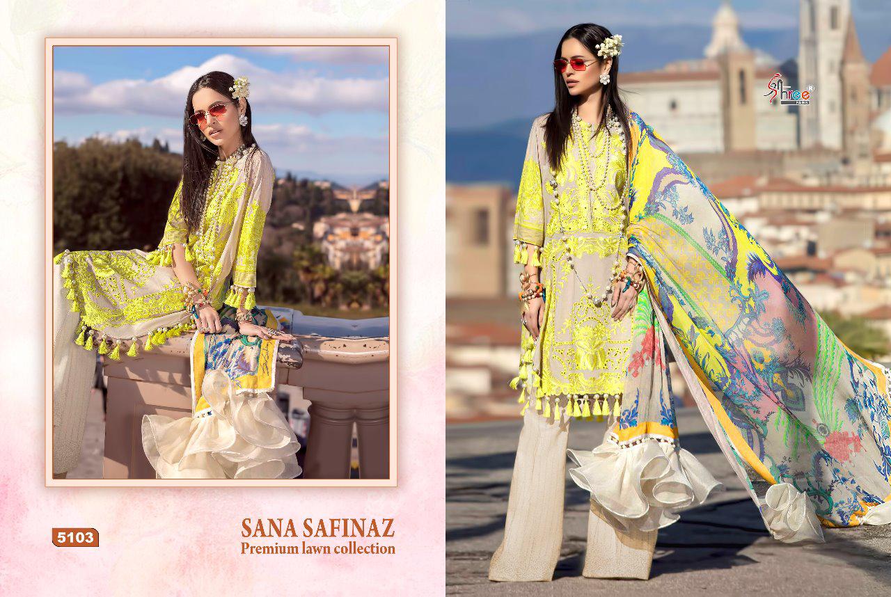 Sana Safinaz Premium Lawn By Shree Fabs Pakistani Salwar Kameez Catalogue