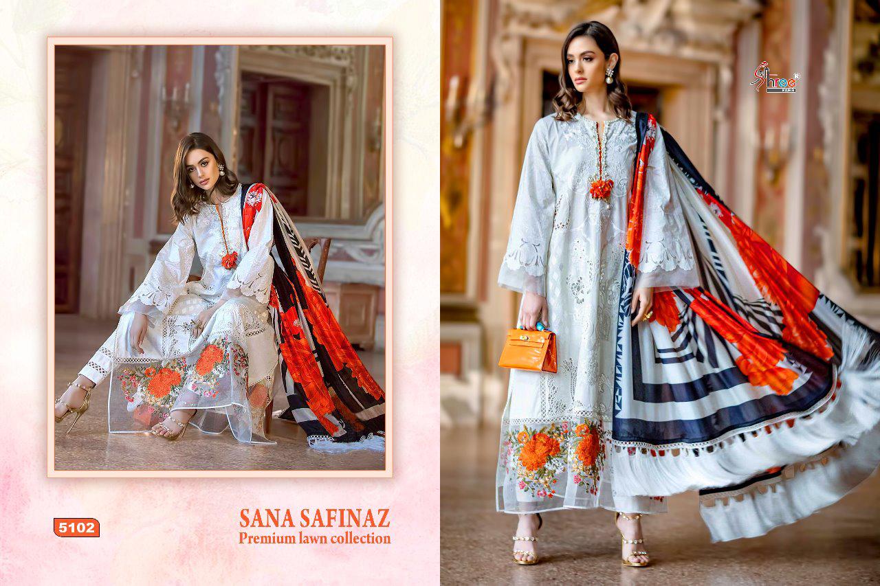 Sana Safinaz Premium Lawn By Shree Fabs Pakistani Salwar Kameez Catalogue