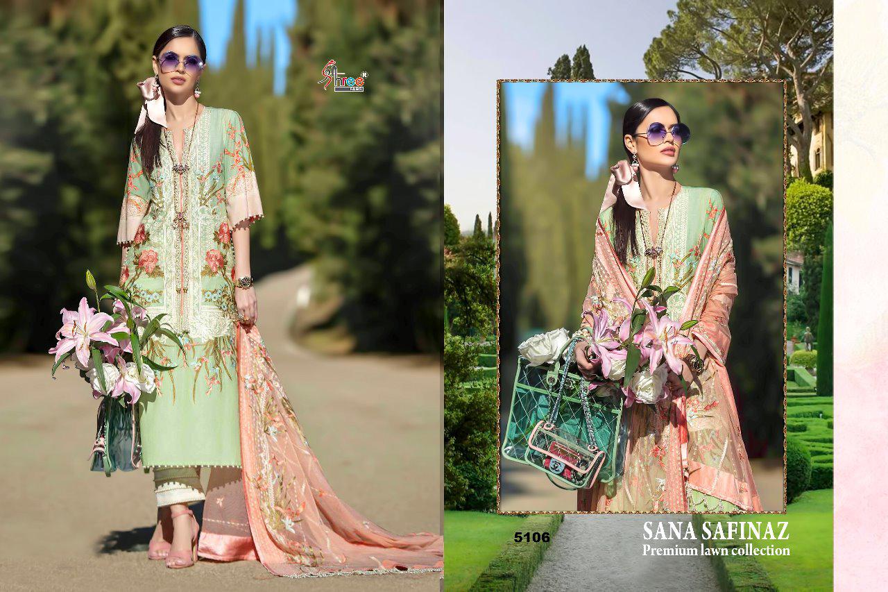 Sana Safinaz Premium Lawn By Shree Fabs Pakistani Salwar Kameez Catalogue