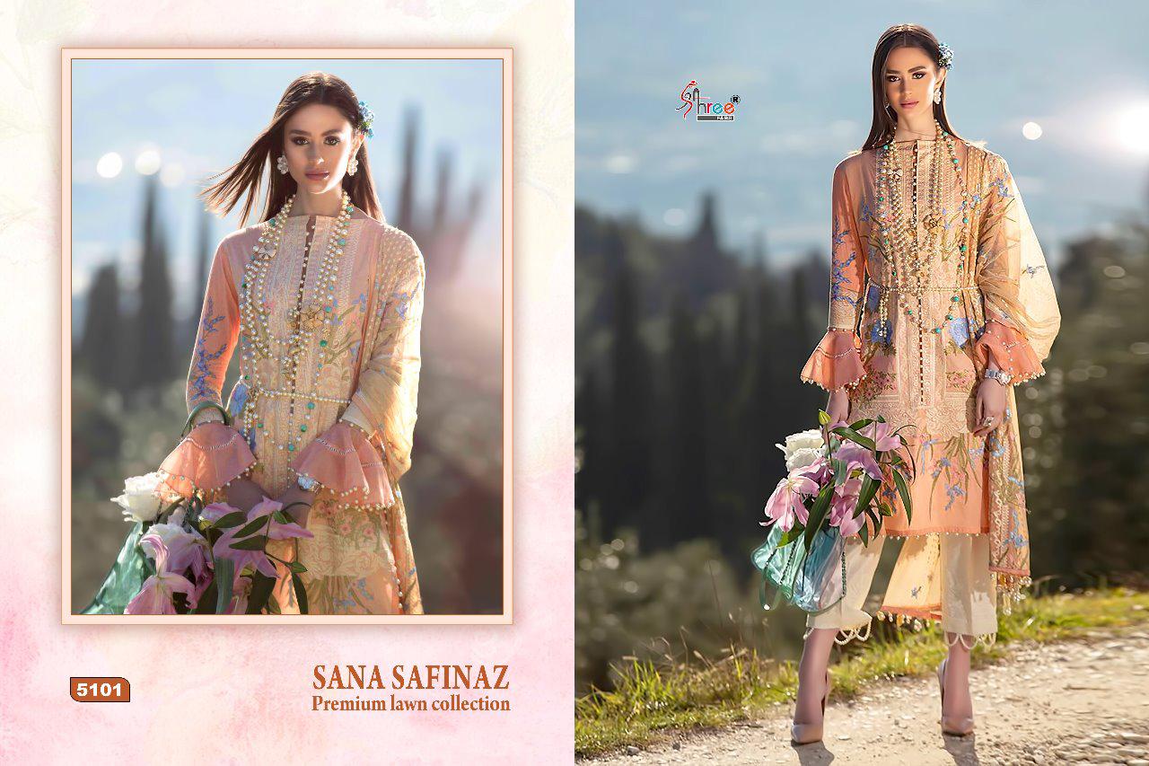 Sana Safinaz Premium Lawn By Shree Fabs Pakistani Salwar Kameez Catalogue