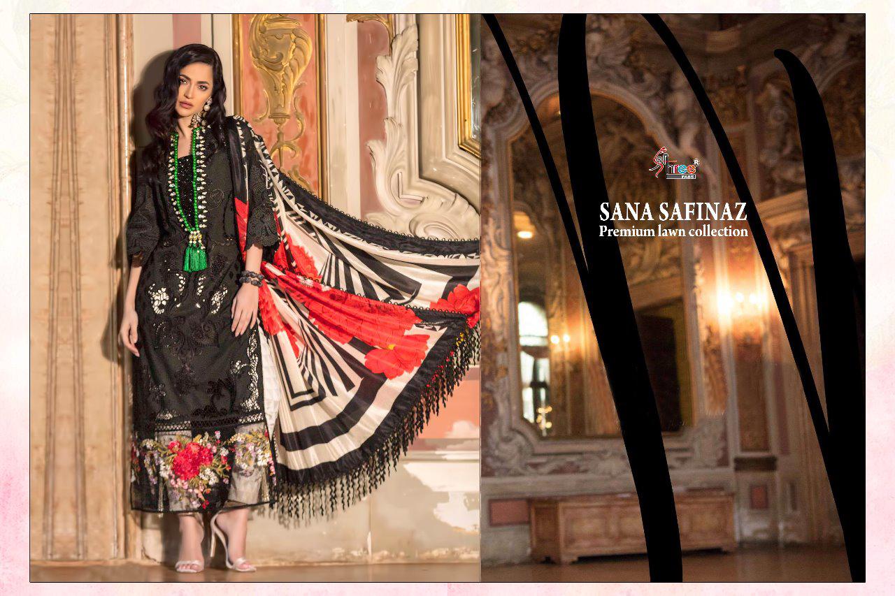 Sana Safinaz Premium Lawn By Shree Fabs Pakistani Salwar Kameez Catalogue