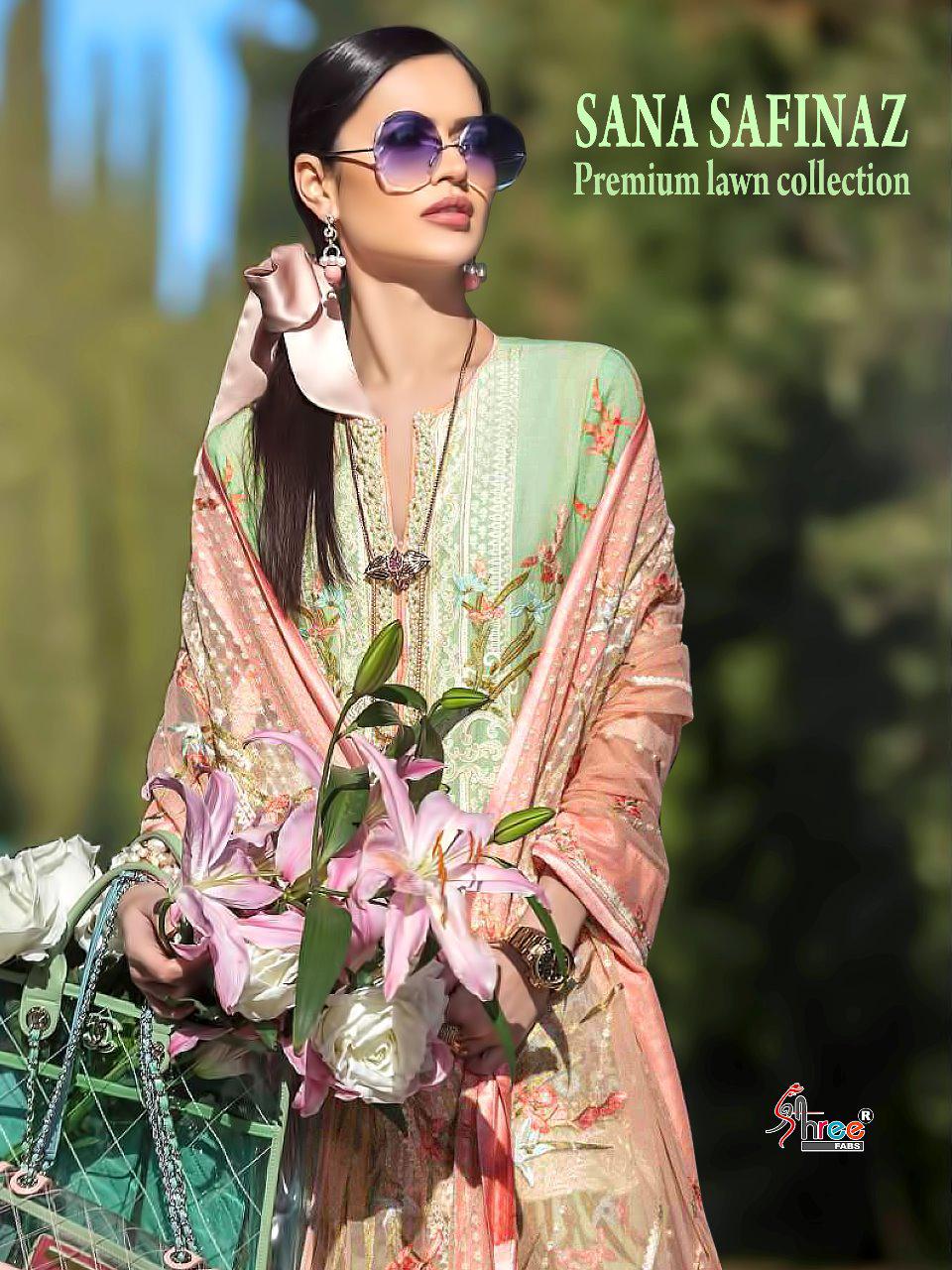 Sana Safinaz Premium Lawn By Shree Fabs Pakistani Salwar Kameez Catalogue