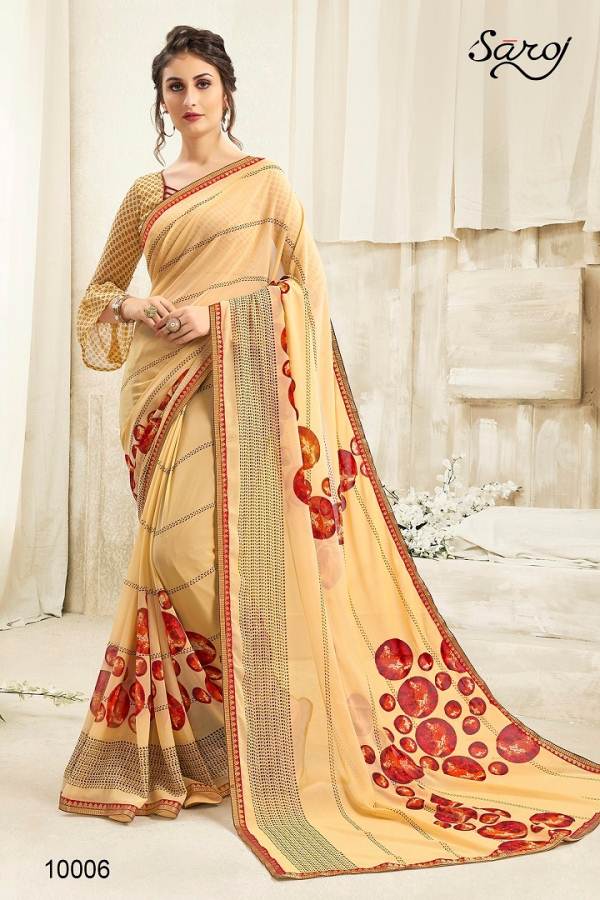 Andaaz By Saroj Georgette Sarees Catalogue