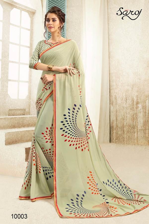 Andaaz By Saroj Georgette Sarees Catalogue