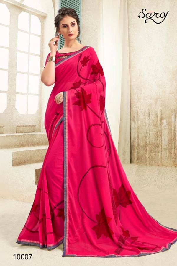 Andaaz By Saroj Georgette Sarees Catalogue