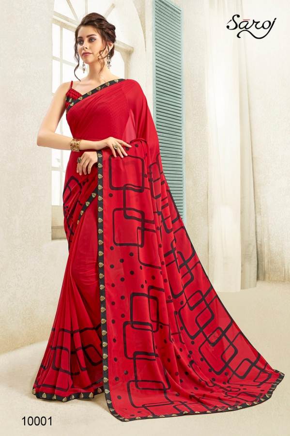 Andaaz By Saroj Georgette Sarees Catalogue