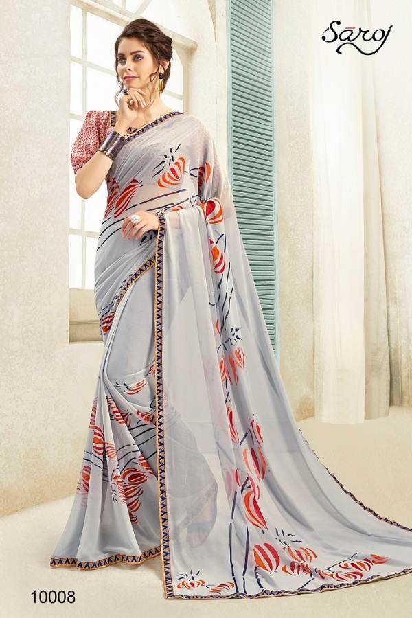 Andaaz By Saroj Georgette Sarees Catalogue