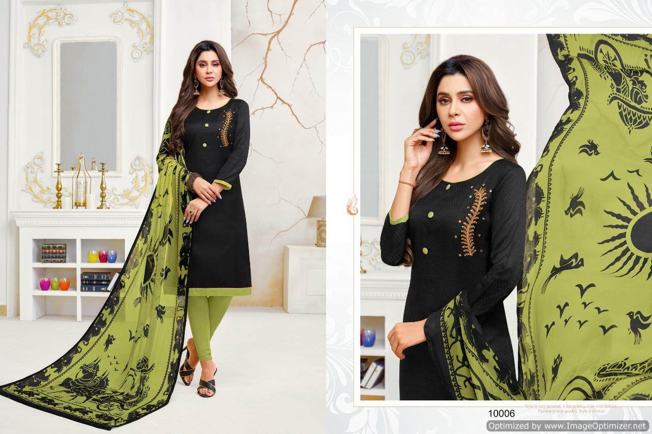 Autograph Vol 10 Shagun Cotton Dress Materials Catalogue