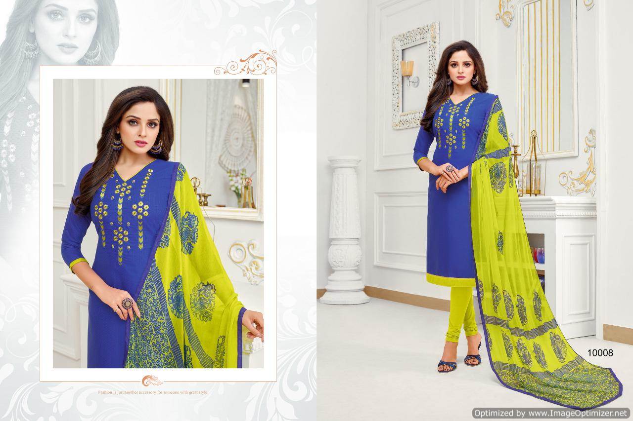 Autograph Vol 10 Shagun Cotton Dress Materials Catalogue
