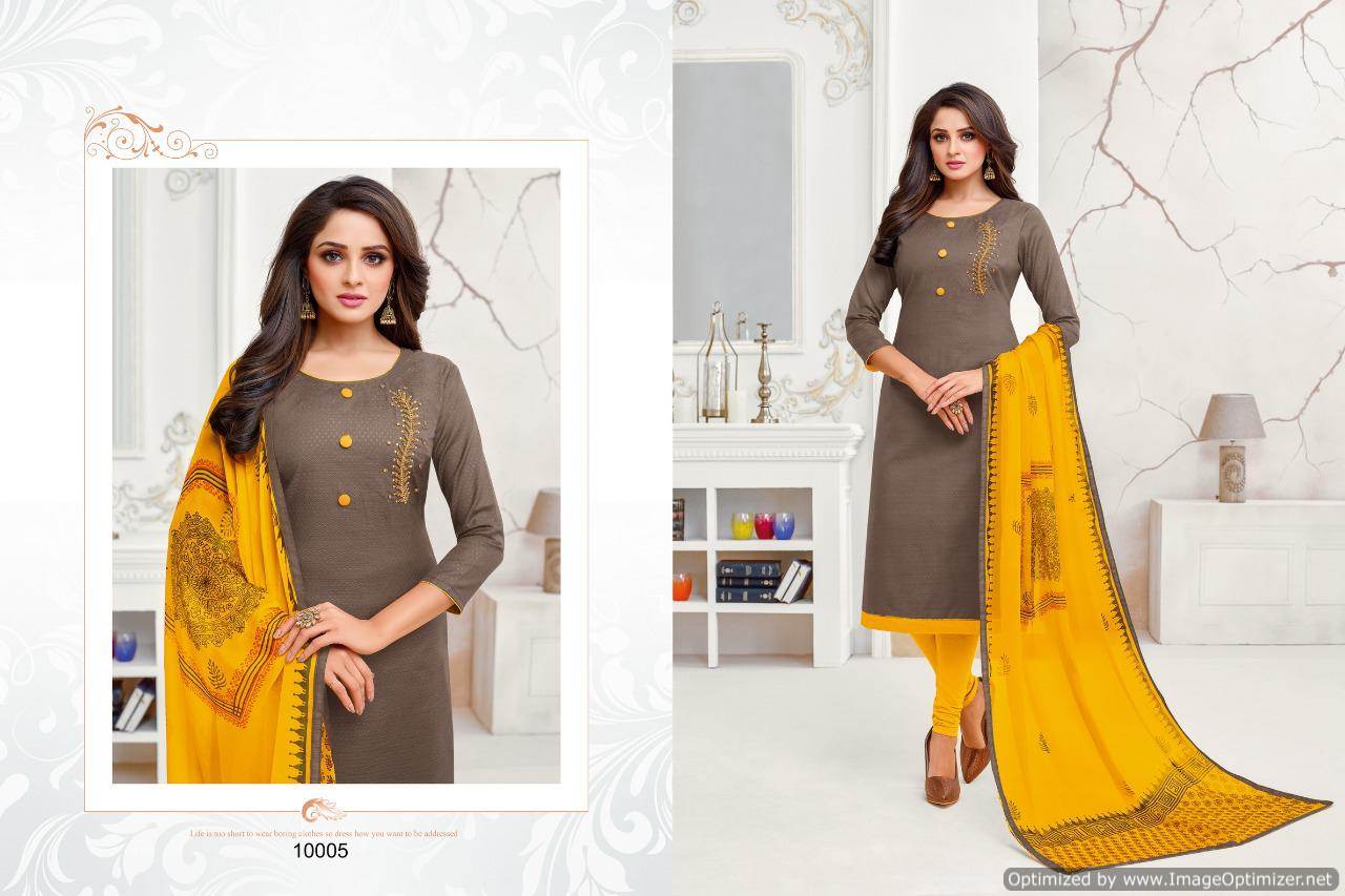 Autograph Vol 10 Shagun Cotton Dress Materials Catalogue
