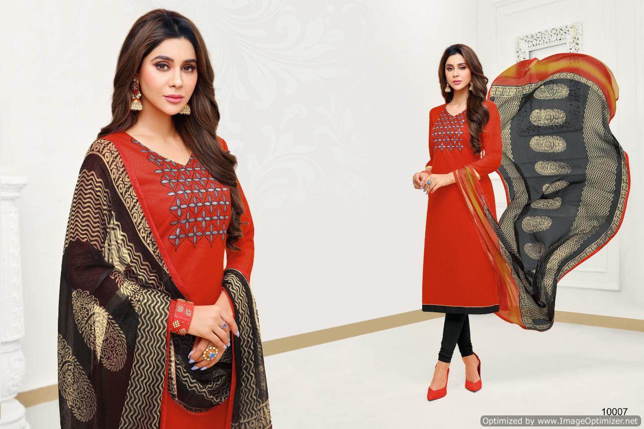 Autograph Vol 10 Shagun Cotton Dress Materials Catalogue
