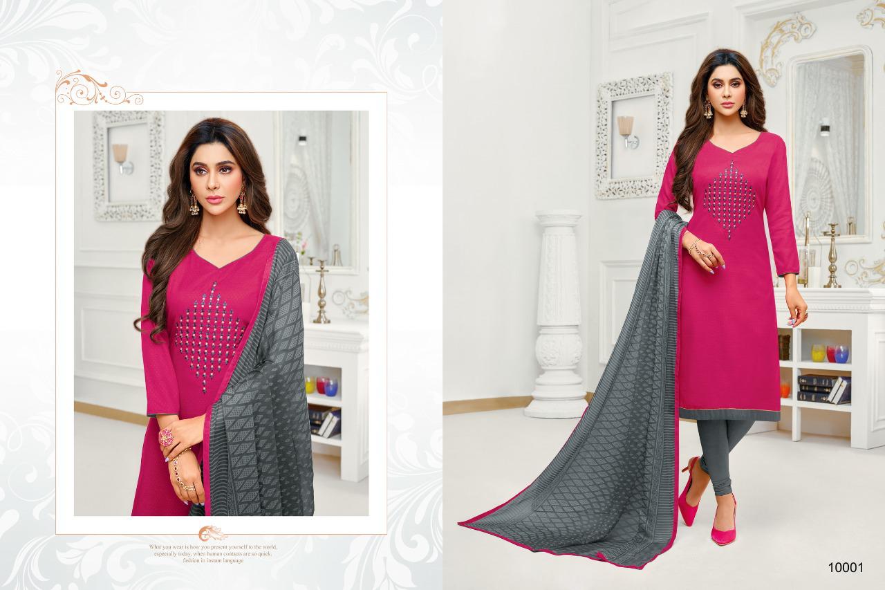 Autograph Vol 10 Shagun Cotton Dress Materials Catalogue