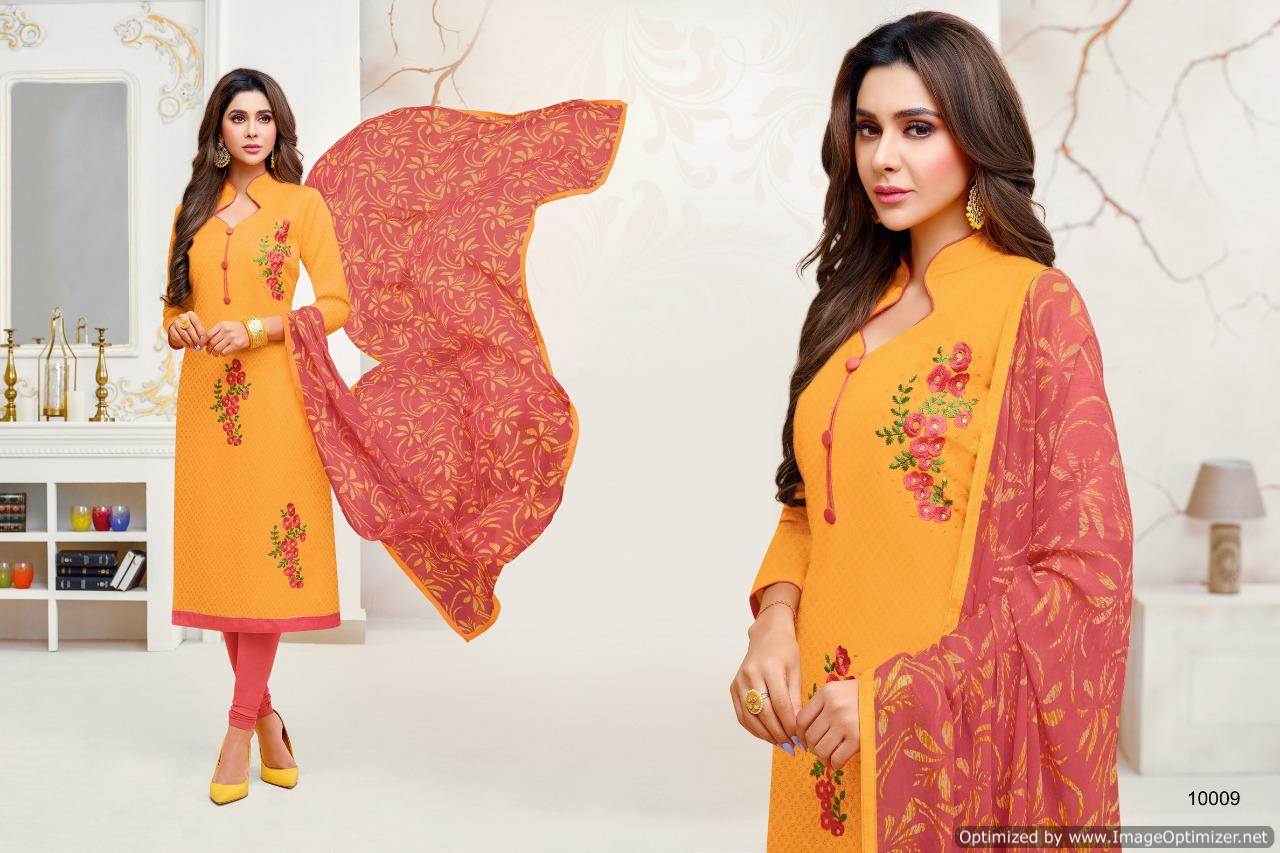 Autograph Vol 10 Shagun Cotton Dress Materials Catalogue