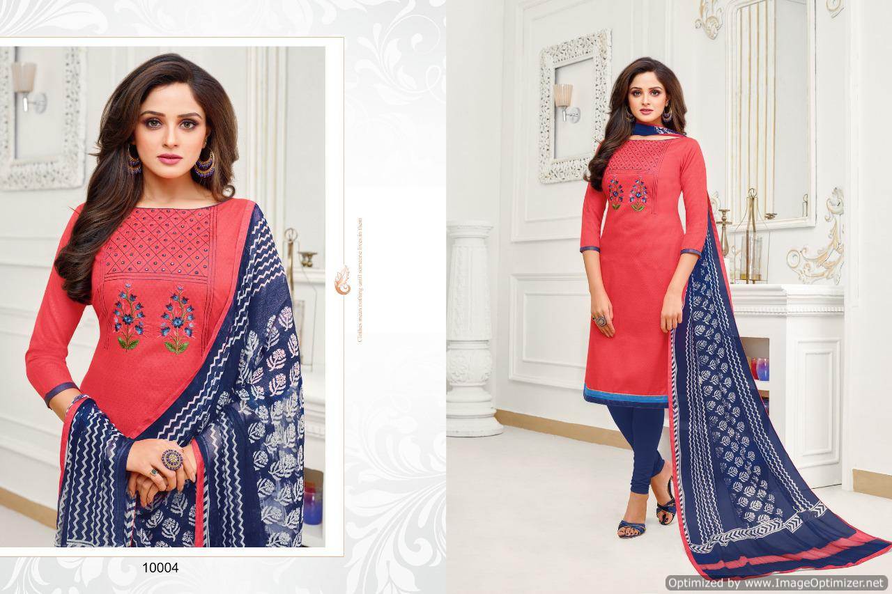 Autograph Vol 10 Shagun Cotton Dress Materials Catalogue