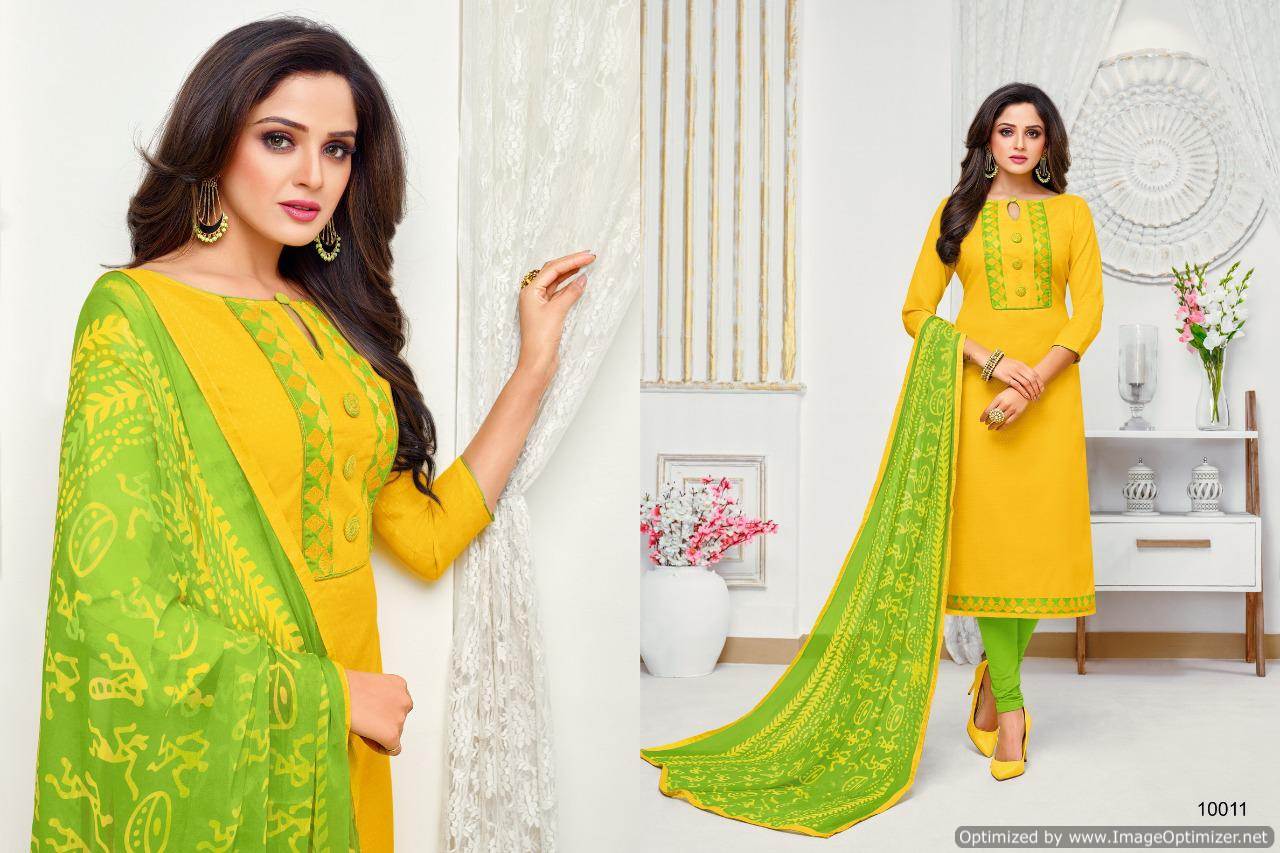Autograph Vol 10 Shagun Cotton Dress Materials Catalogue