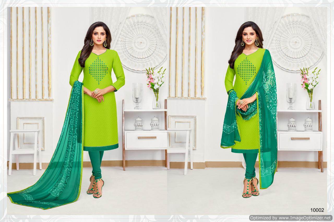 Autograph Vol 10 Shagun Cotton Dress Materials Catalogue
