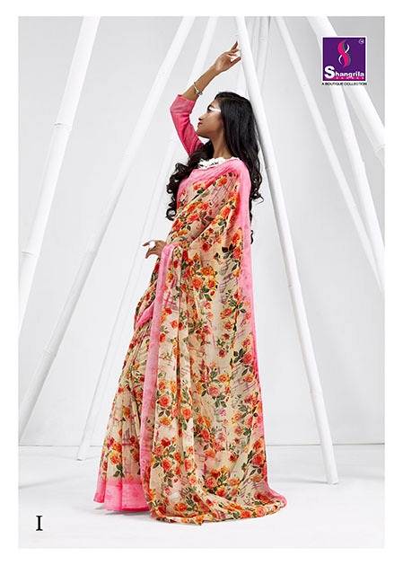 Simaaya Cotton Vol 2 Shangrila Linen Printed Sarees Catalogue