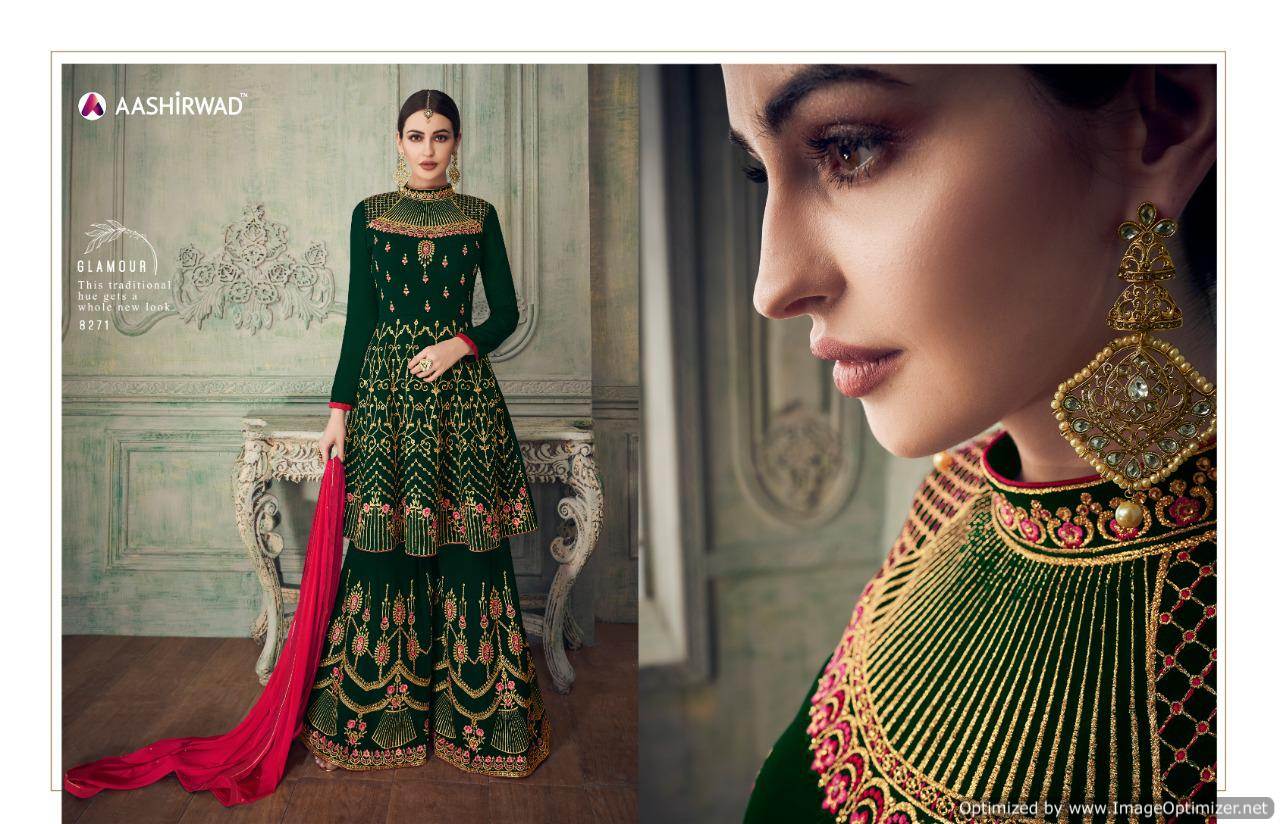 Simona Sharara By Aashirwad Designer Sharara Collection