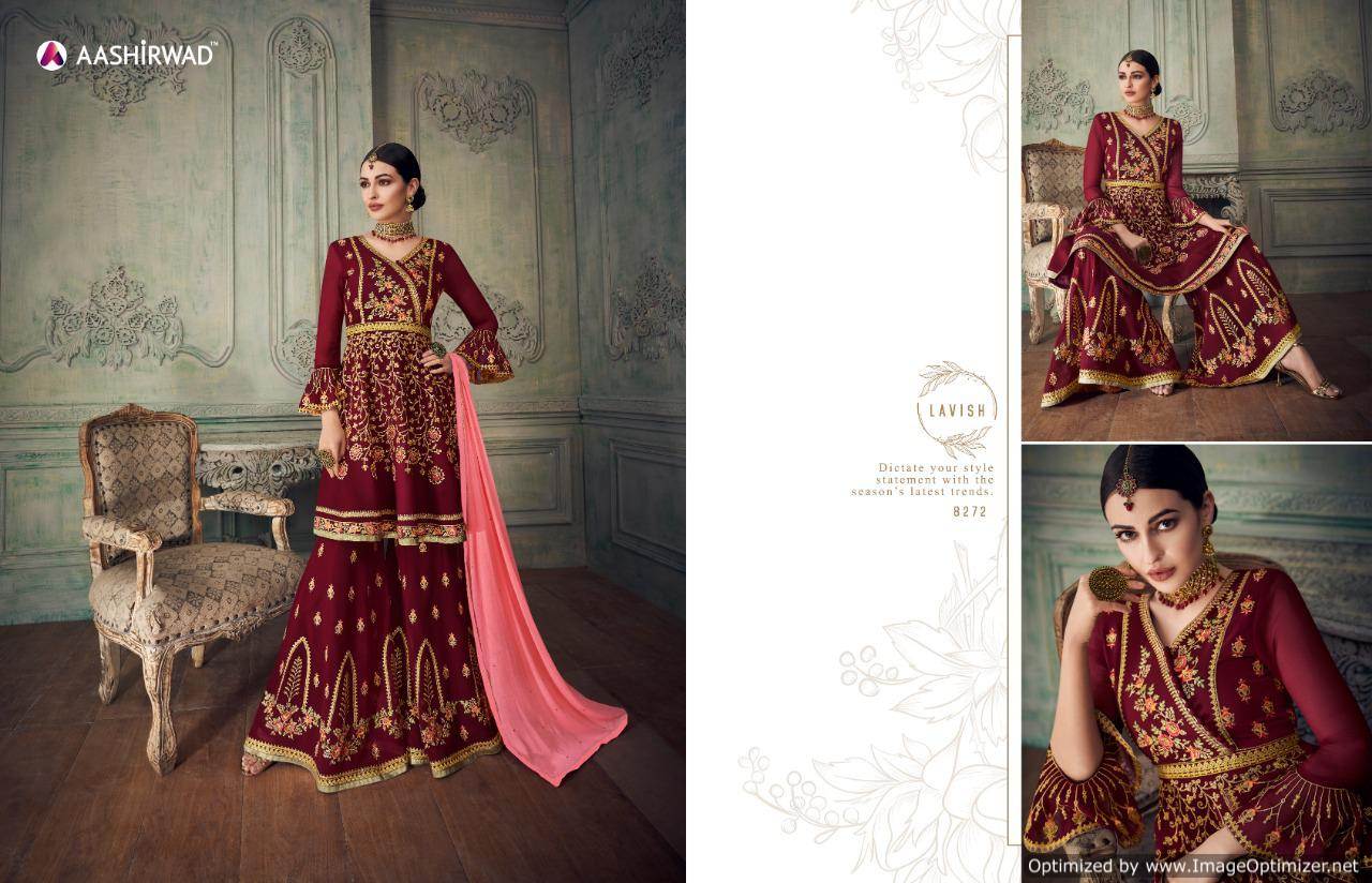 Simona Sharara By Aashirwad Designer Sharara Collection