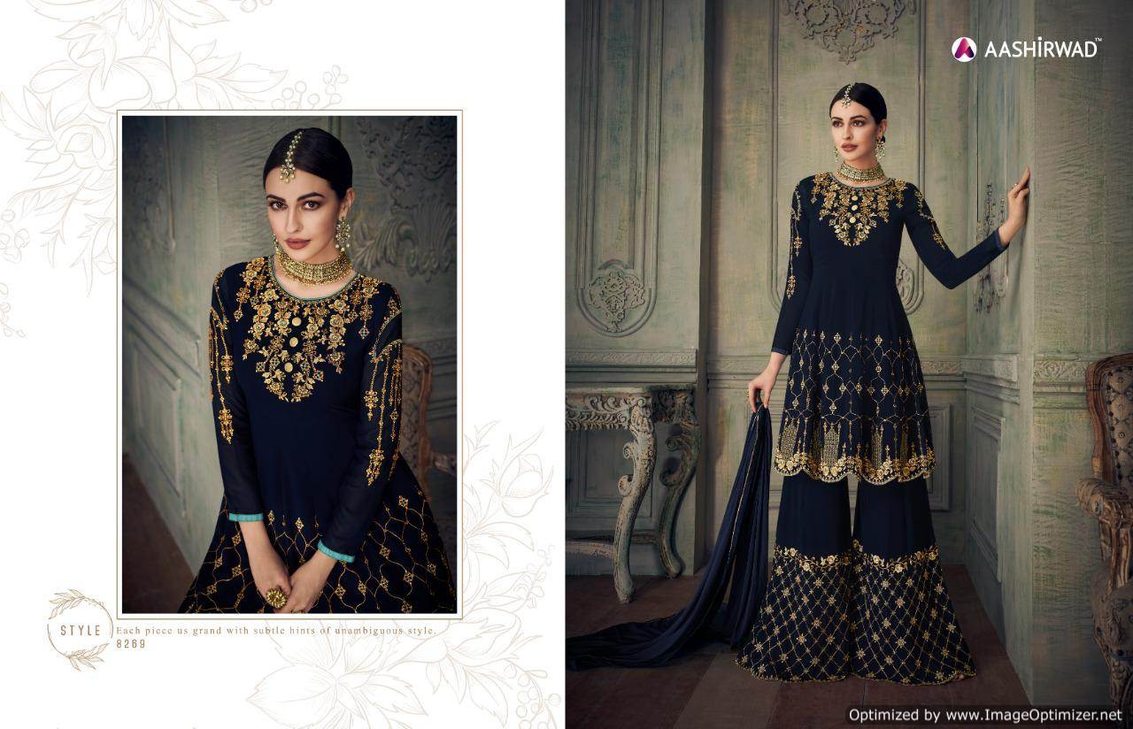 Simona Sharara By Aashirwad Designer Sharara Collection