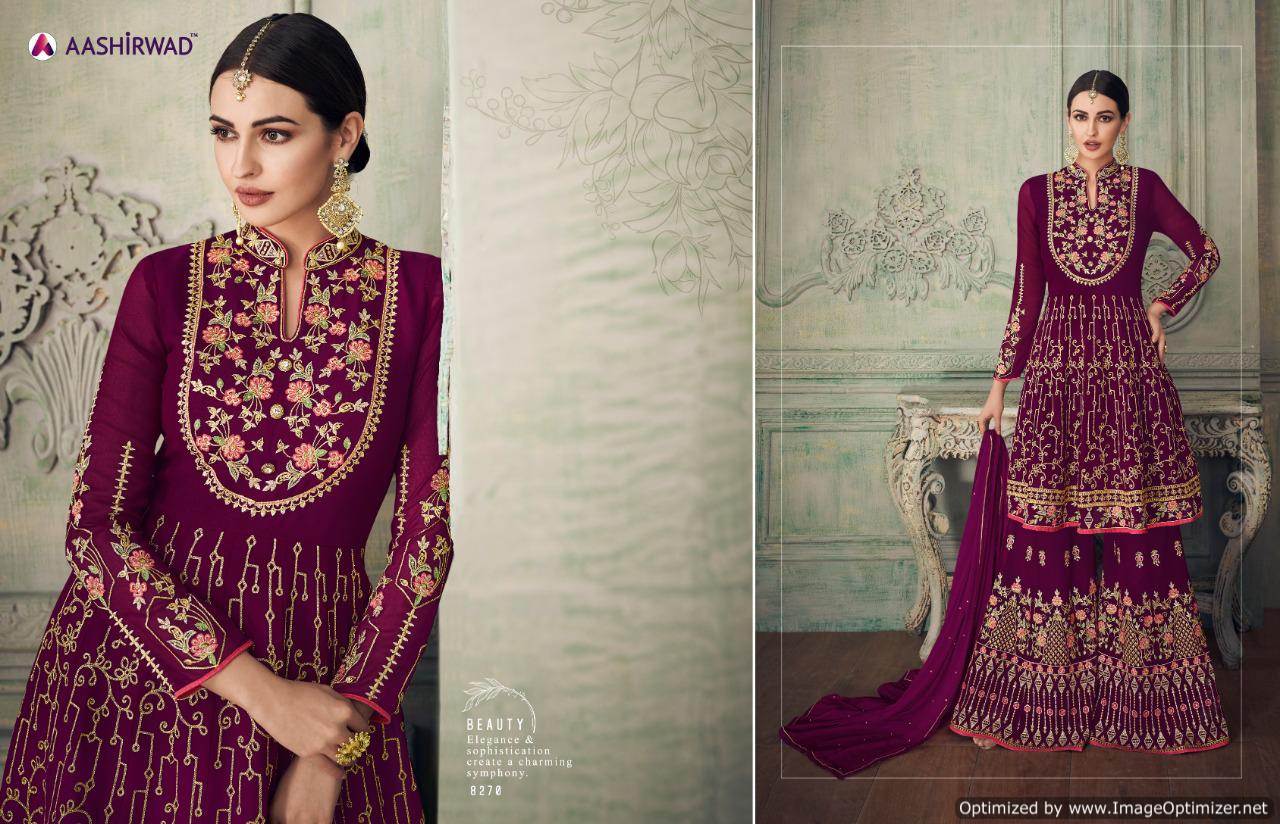Simona Sharara By Aashirwad Designer Sharara Collection