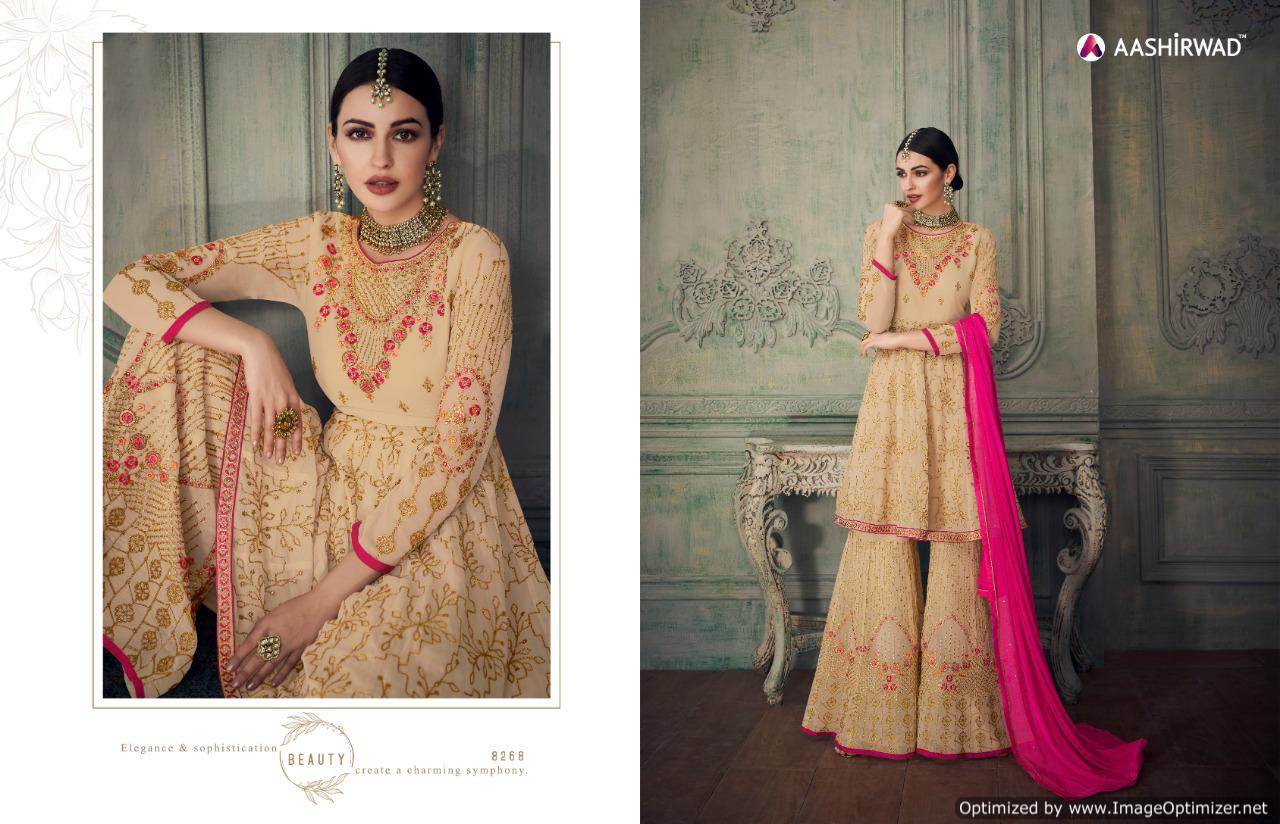 Simona Sharara By Aashirwad Designer Sharara Collection