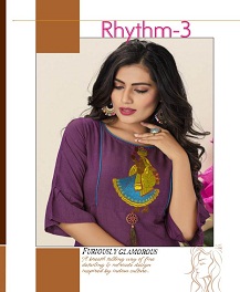 Rhythm Vol 3 Trendy Fashion  Designer Kurti Catalogue