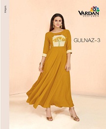 Gulnaz Vol 3 By Vardan Designer Kurtis Catalogue