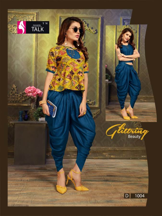 Vardan Navya Vol  15 By Fashion Talk Printed Kurti With Patiyala Catalogue