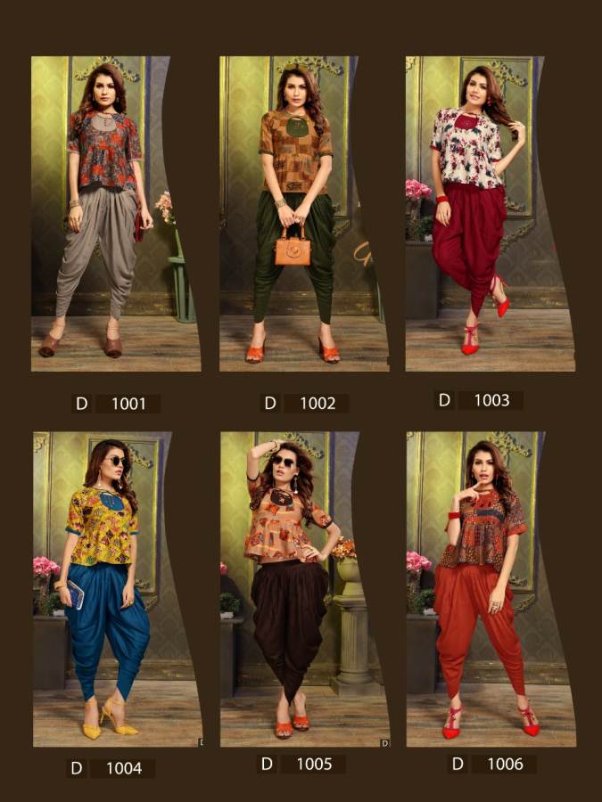 Vardan Navya Vol  15 By Fashion Talk Printed Kurti With Patiyala Catalogue