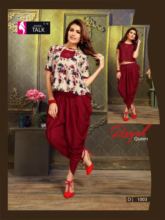 Vardan Navya Vol  15 By Fashion Talk Printed Kurti With Patiyala Catalogue