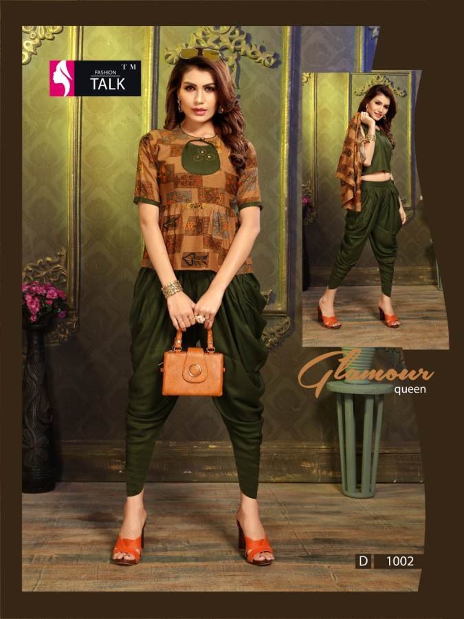 Vardan Navya Vol  15 By Fashion Talk Printed Kurti With Patiyala Catalogue